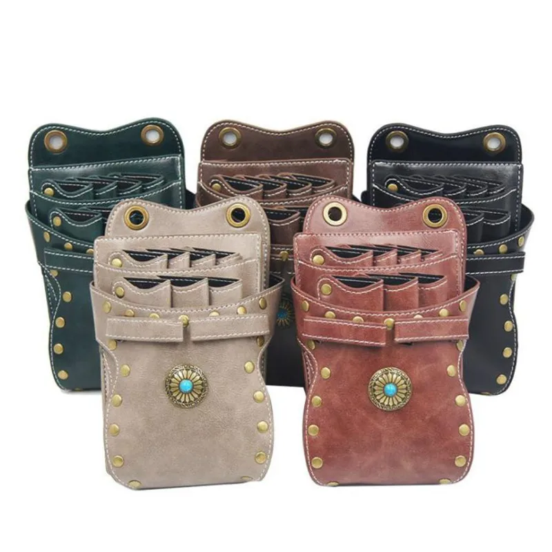 5 цветов многофункциональные держатели для ножниц волос|Парикмахерские ножницы|