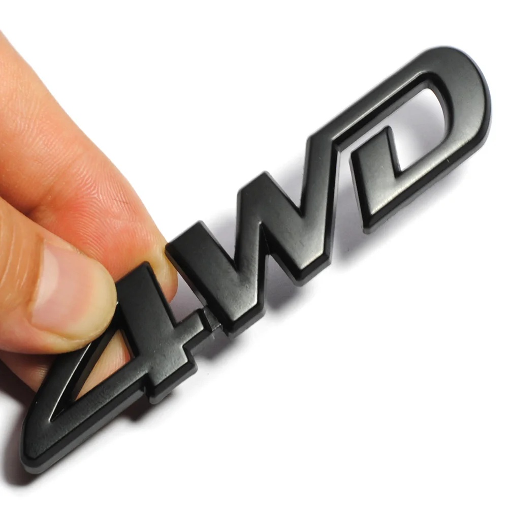 Хромированный металлический 3d-значок-эмблема для автомобиля 4 х4 стильная