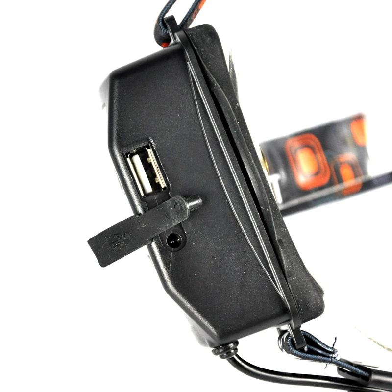 Boruit rj 5001 светодио дный фары перезаряжаемые 6000LM 3 XM L L2 USB туристический фонарик