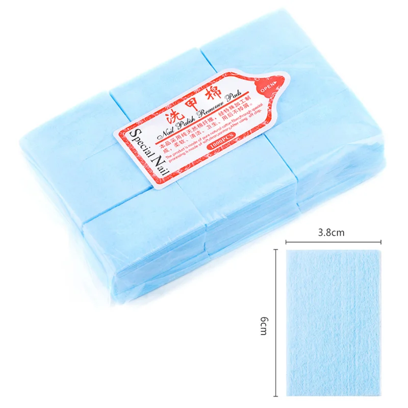 600pcs жидкость для Полотенца УФ Гель лак био Гели Soak Off салфетки охраны окружающей