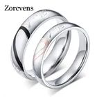Новинка 2022, модные романтичные Свадебные кольца с сердцем от zorcins, свадебные кольца из нержавеющей стали 316L для мужчин и женщин