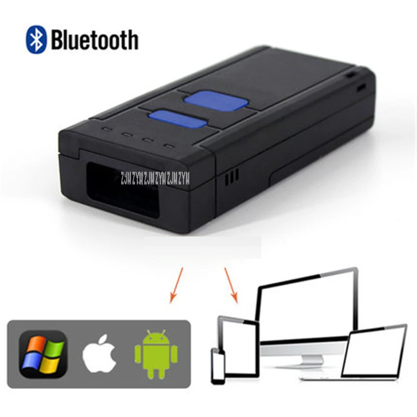Новый обновленный беспроводной мини сканер штрих кода со светодиодсветодиодный