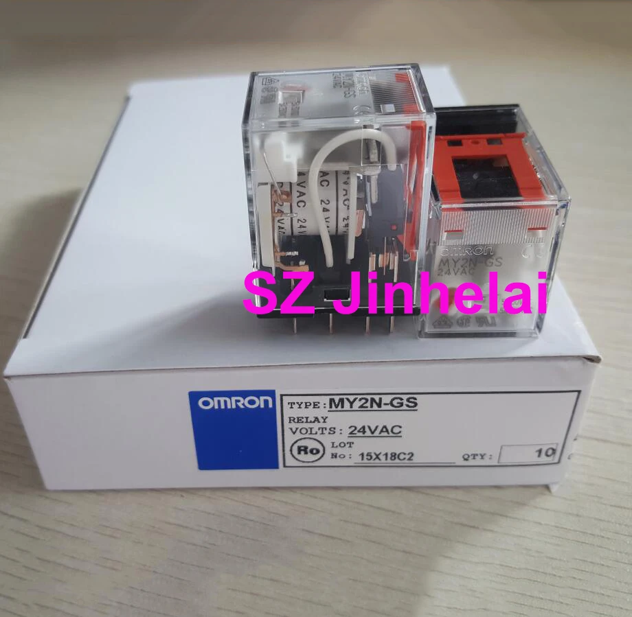 Оригинальное промежуточное реле OMRON MY2N GS 24 В переменного тока 2NO 2NC 8pin