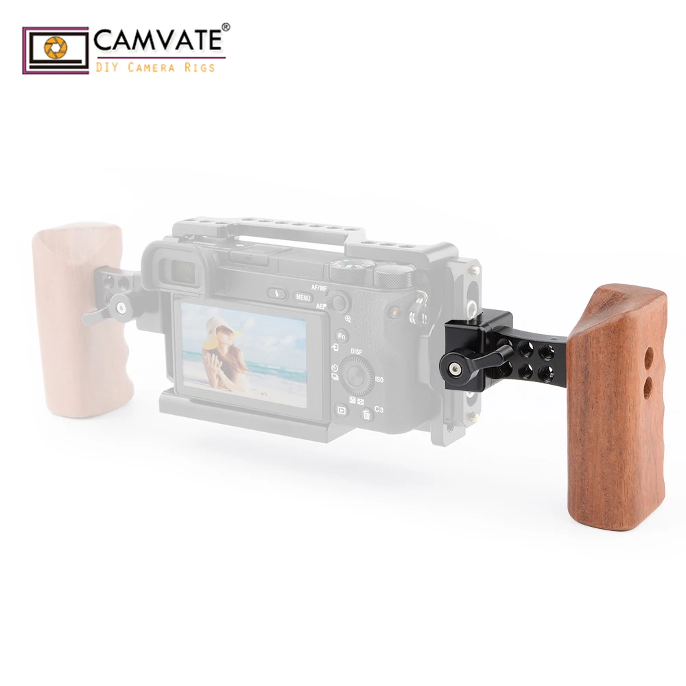 CAMVATE DSLR деревянная ручка рукоятка (правая рука) C1536 аксессуары для