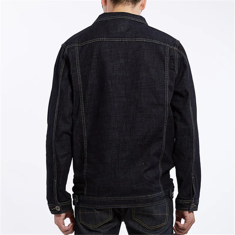 Plus Size 8XL 7XL 6XL Men's Denim Jackets Trend Fashion Cowboy Motorcycle Jacket Coats Clothing Male Casual Loose Outwear | Мужская
