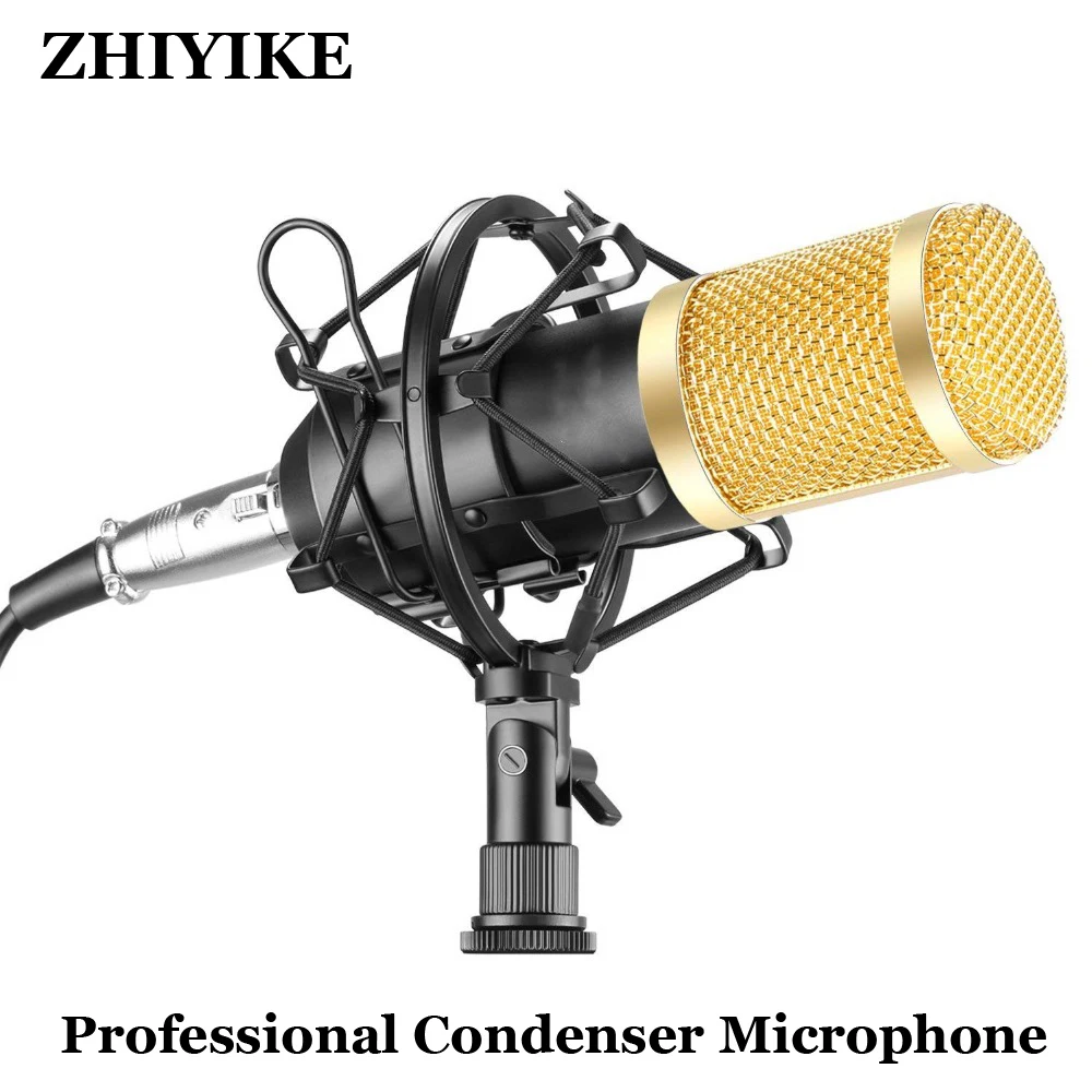 BM800 караоке микрофон студия Конденсатор mikrofon KTV BM 800 микрофон для радио braodcasing поет и записывает компьютер bm-800