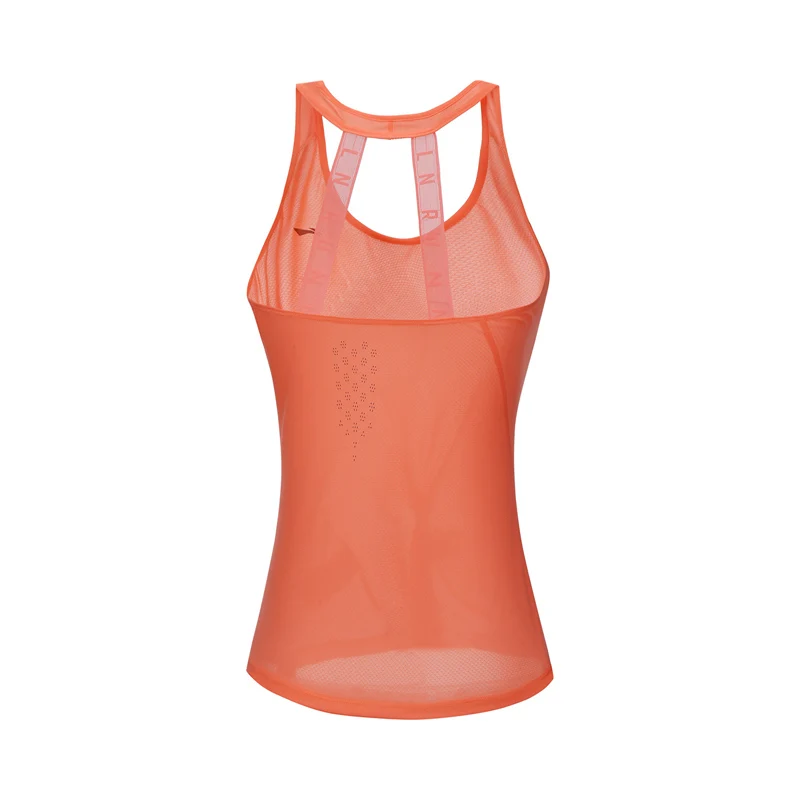 Женская майка для бега Li-Ning приталенный дышащий спортивный жилет из 100%