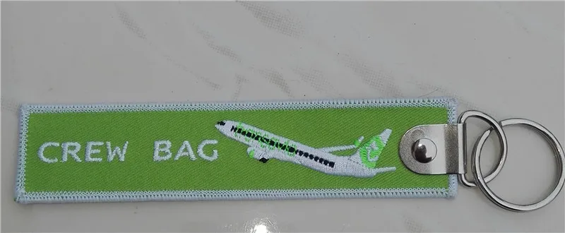 Transavia Crew Bag авиационный пилот вышитый Брелок высокого качества|crew bag|pilot keychainkeychain