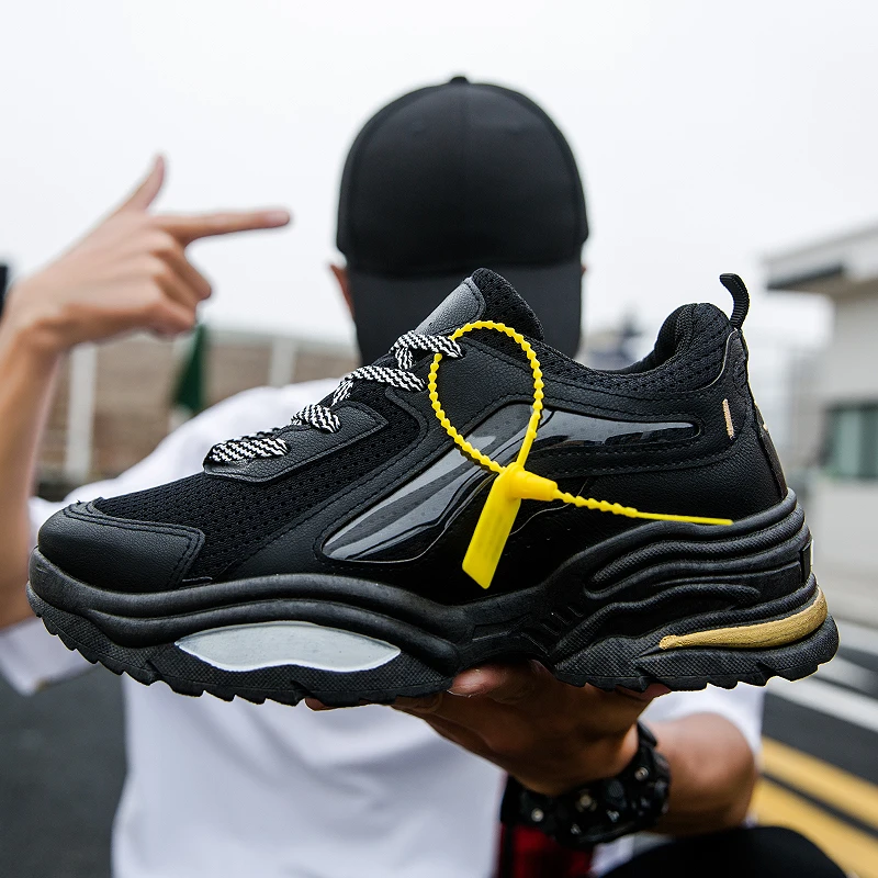 Sneakers Men 2019 Casual Shoes Breathable adults Masculino New Trend Fashion Lace Up Color matching Zapatilla | Обувь