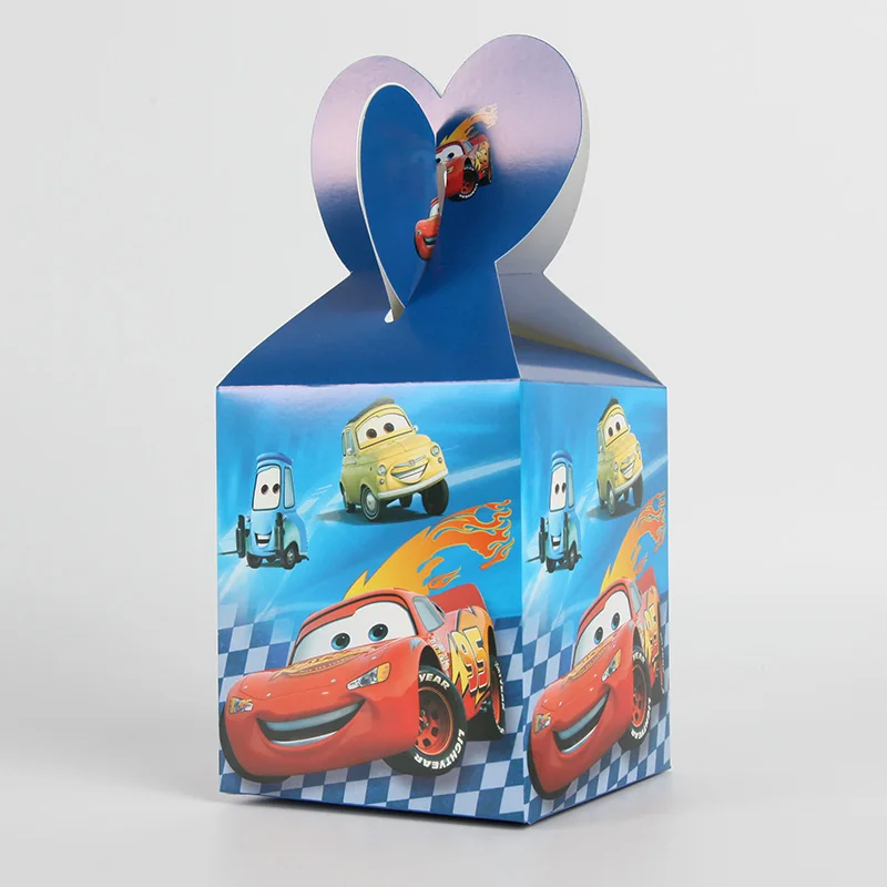 candy box 6pcs Автомобильные вечерние принадлежности для вечеринки в честь Дня Рождения, украшения для мальчиков, подарки для автомобилей, вечерние принадлежности, набор украшений - Цвет: candy box 6pcs