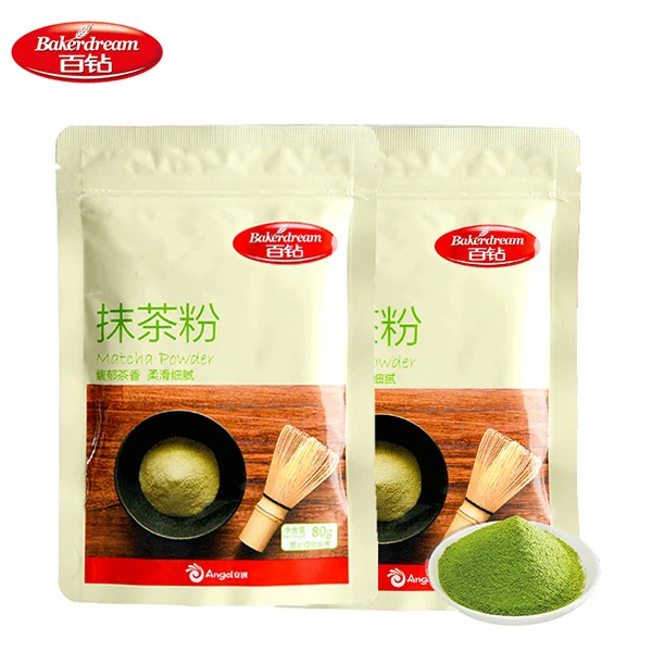 2pcs 80g Matcha Bakerdream 2 шт./лот 80 г матча Мощность Чистый органический портативный Матча зеленый чай порошок Срок годности 18 месяцев - Цвет: 2pcs 80g Matcha