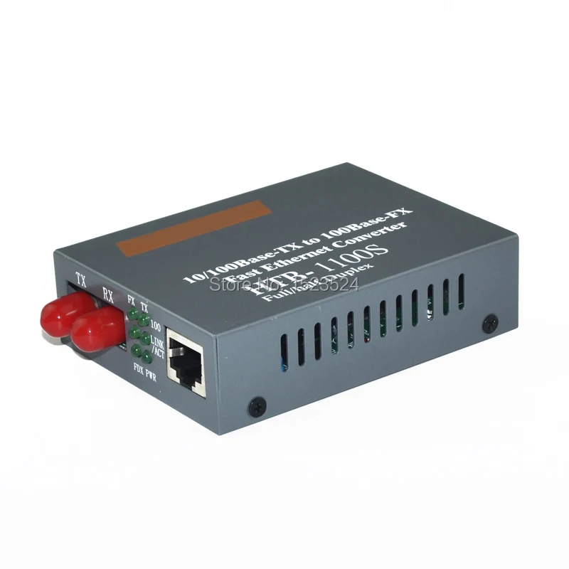 Бесплатная доставка оптический медиаконвертер 10/100 Мбит/с RJ45 одномодовый двойной
