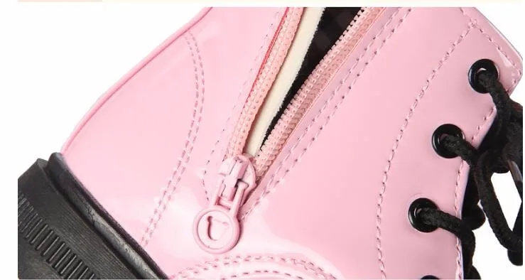 Новые модные детские ботинки; Chaussure Enfant; зимняя обувь для мальчиков и девочек; детская непромокаемая обувь; кожаные детские кроссовки