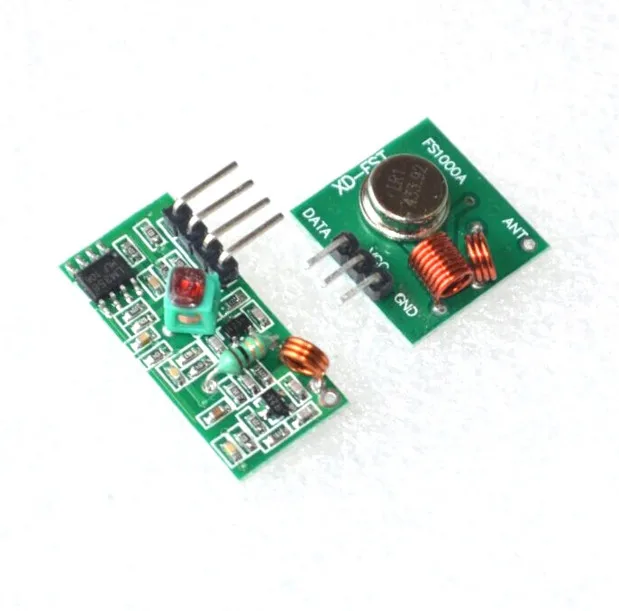 

2pcs=1set 433/315MHZ 5V Super Regenerative Receiving Module/Wireless Receiving Module/Wireless Transmitting Module
