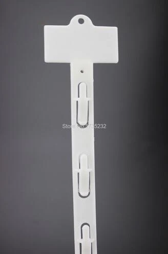 500 шт PP пластиковая вешалка держатель для товара крючок полоса Розничная