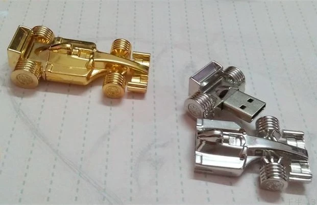 Автомобильный USB флеш накопитель F1 металлическая флэш карта памяти 16 гб 32 64 512