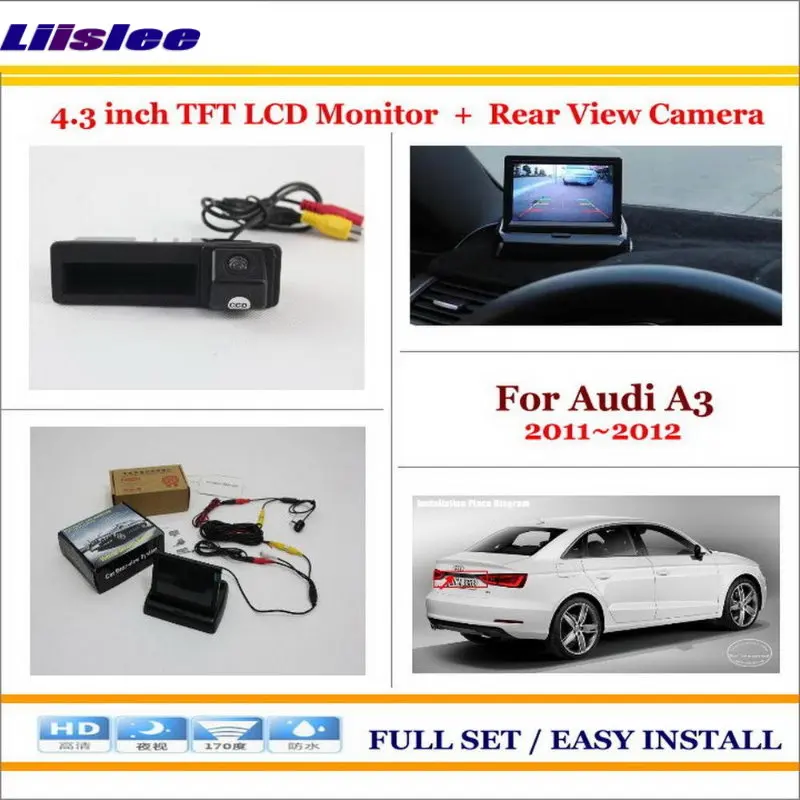 

Auto Camera For Audi A3 A4 2011 2012 Car Rearview Camera 4.3" LCD Screen Monitor Parking Assistance System