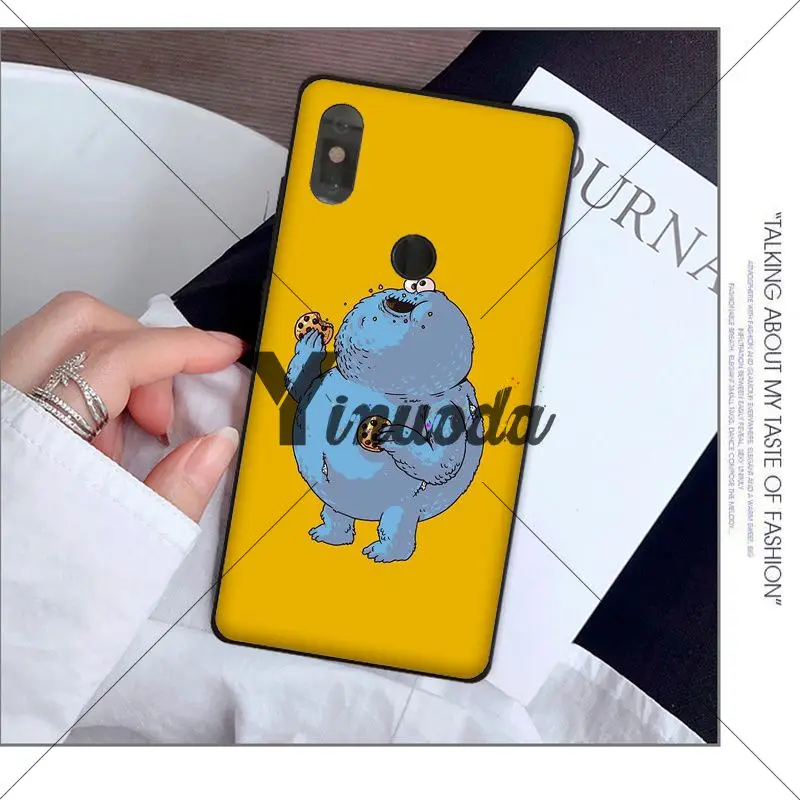Yinuoda Cookie Sesame Street DIY Painted Beautiful Phone Accessories Case for Xiaomi MI MIX 2 2S 6 8 8SE Note 3 Redmi 5 plus | Мобильные