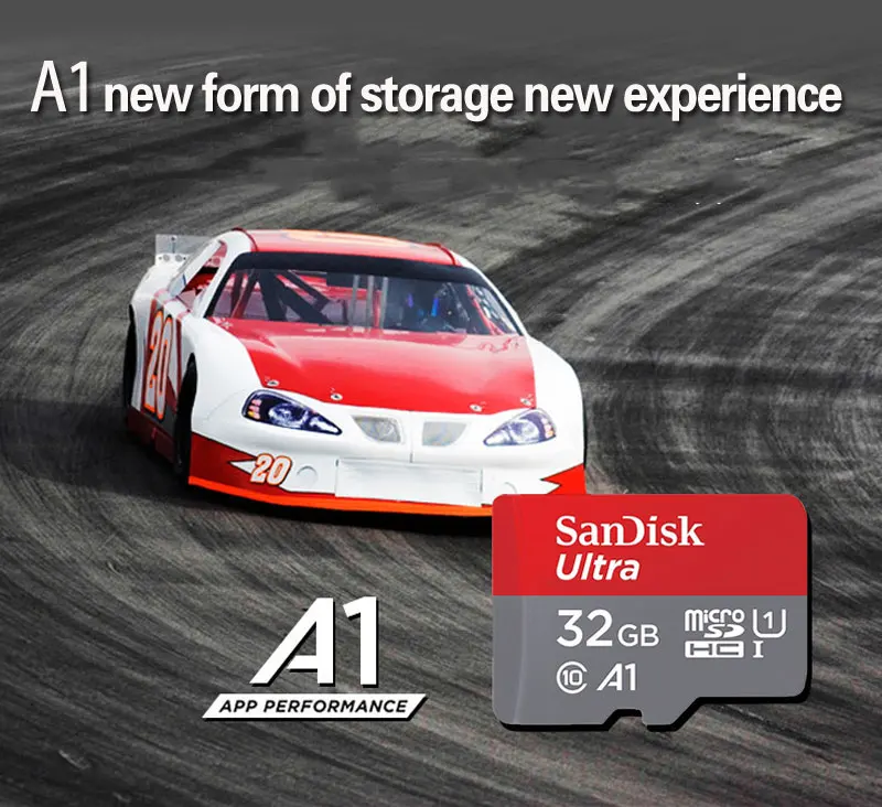 SanDisk MicroSD карта 16 GB 32 ГБ, 64 ГБ и 128 ГБ 200 GB 256 GB карты памяти 100 МБ/с. UHS-I class10 A1 TF карты SDXC SDHC картао де memoria