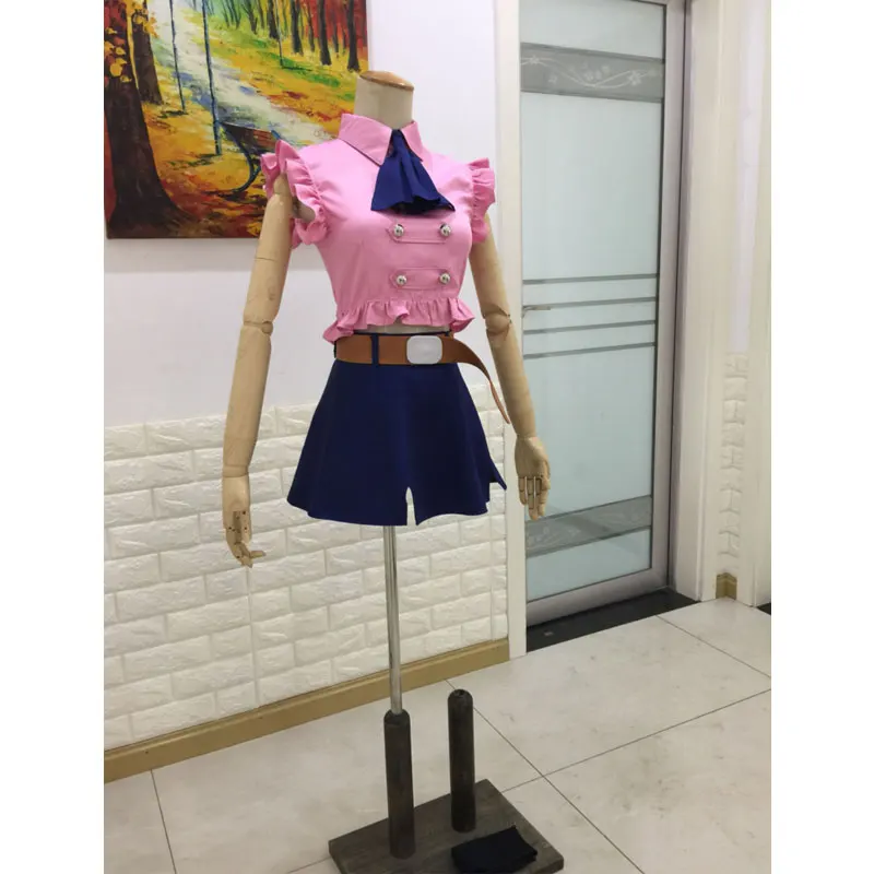 The Seven Deadly Sins Elizabeth Liones Cosplay Costume Japanese Anime Nanatsu No Taizai Uniform Suit Outfit Clothes |