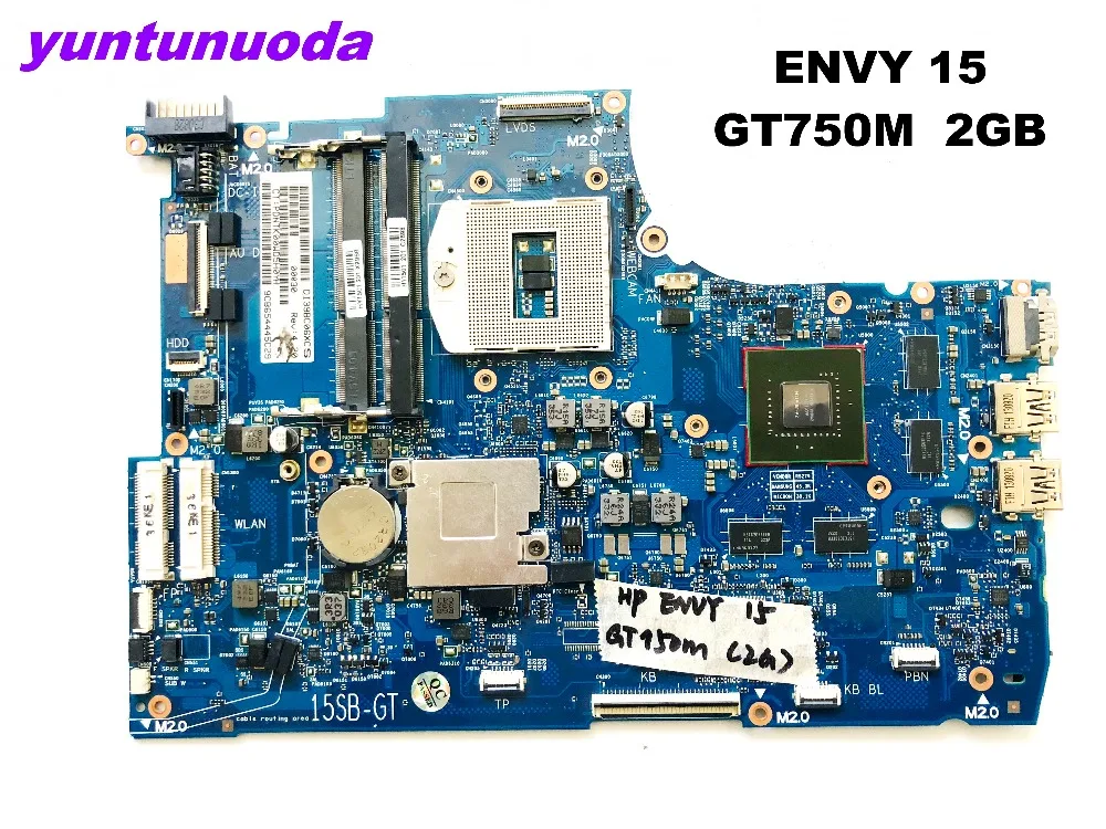 Оригинальная материнская плата для ноутбука HP ENVY 15 J GT750M 2 Гб протестирована