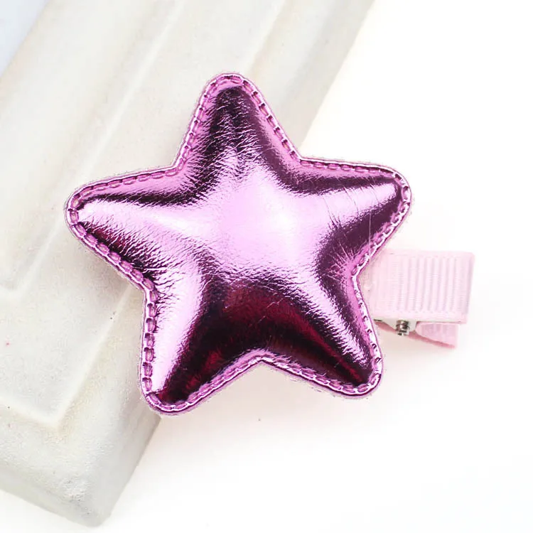 Cute Style Hair Accessories New Design Leather Shiny Star Baby Girls Crown Hairpins kids accessories Clip | Детская одежда и обувь