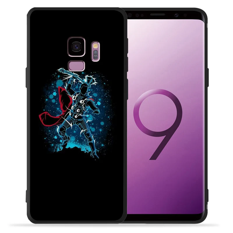 Soft Black silicone TPU Cover for Samsung Galaxy J4 J6 2018 Case Avengers: Endgame J3 2017 J8 Plus Coque Etui | Мобильные телефоны