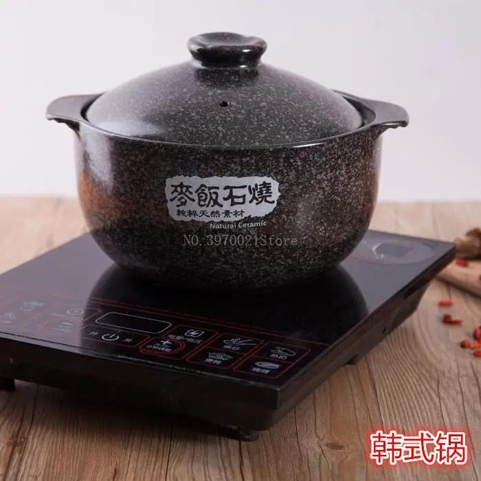 4L Maifan Камень кастрюля для супа гончарная глина высокой температуры тушеного мяса