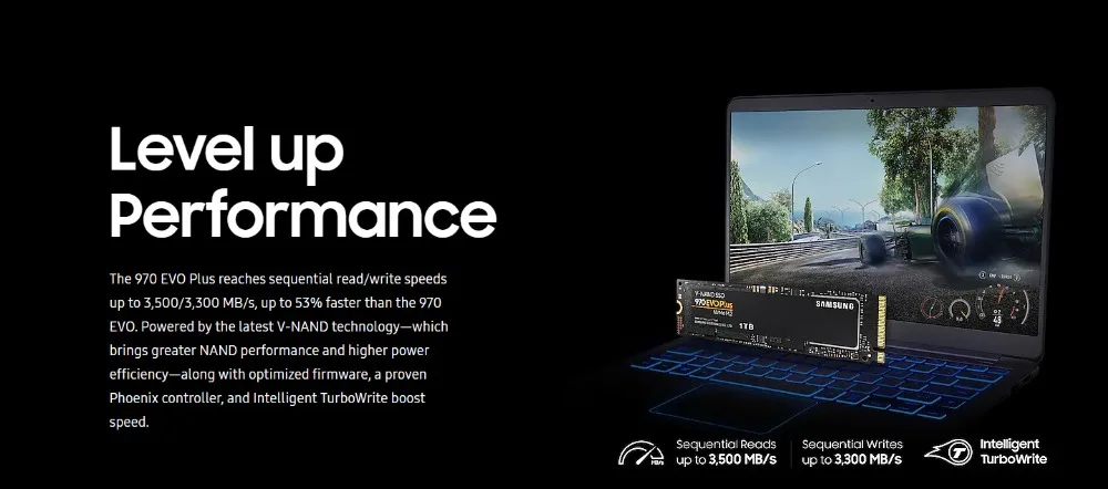 SAMSUNG SSD M.2 1 ТБ 250GB 500GB 970 EVO Plus NVMe Внутренний твердотельный диск Жесткий диск M2 2280 TLC PCIe Gen 3,0x4, NVMe 1,3