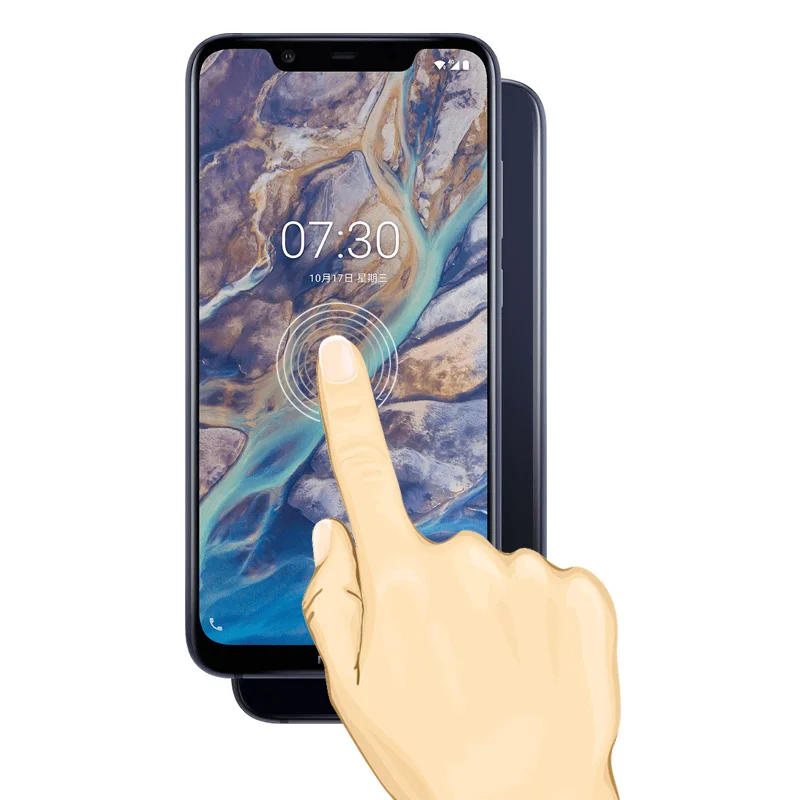 2.5D 9H Премиум Закаленное стекло для Nokia 7 1 Plus полное покрытие экрана Защитная