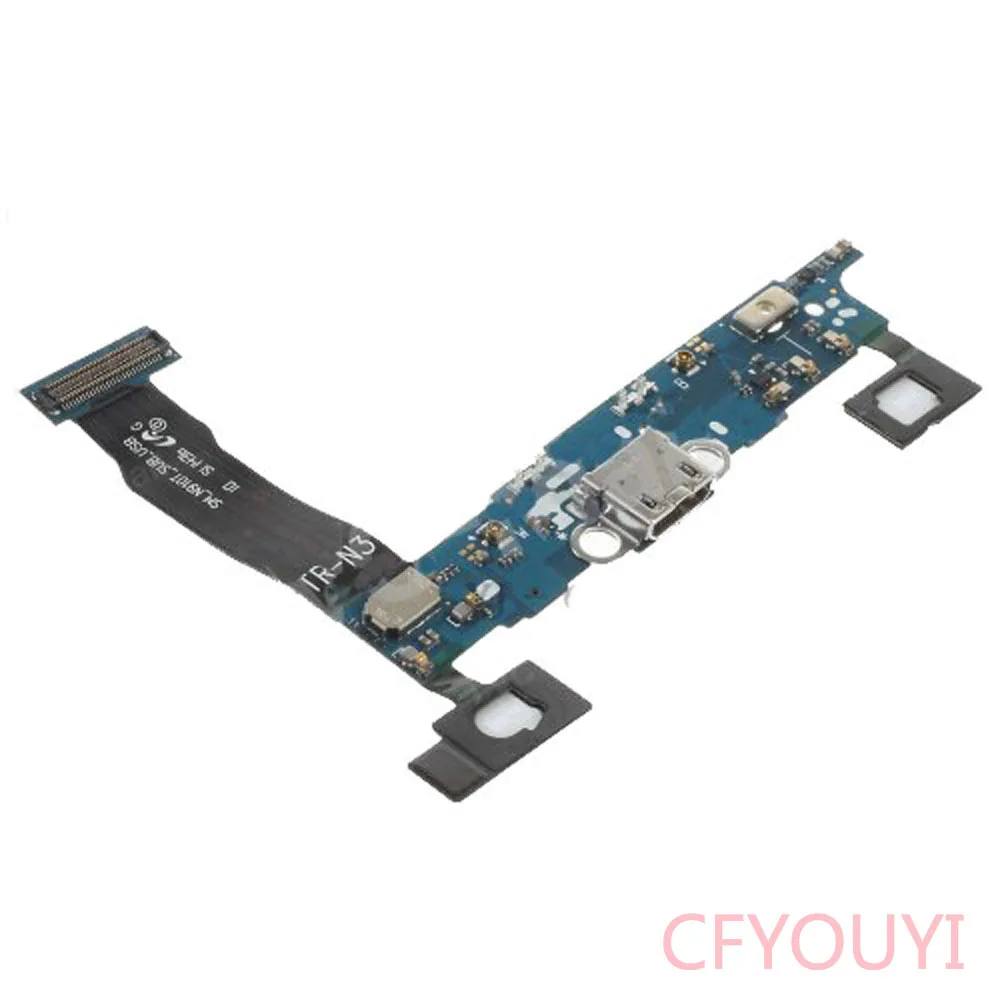 USB-порт для зарядки Note4 N910 док-станция с гибким кабелем Samsung Galaxy Note 4 N910K N910F N910S N910A