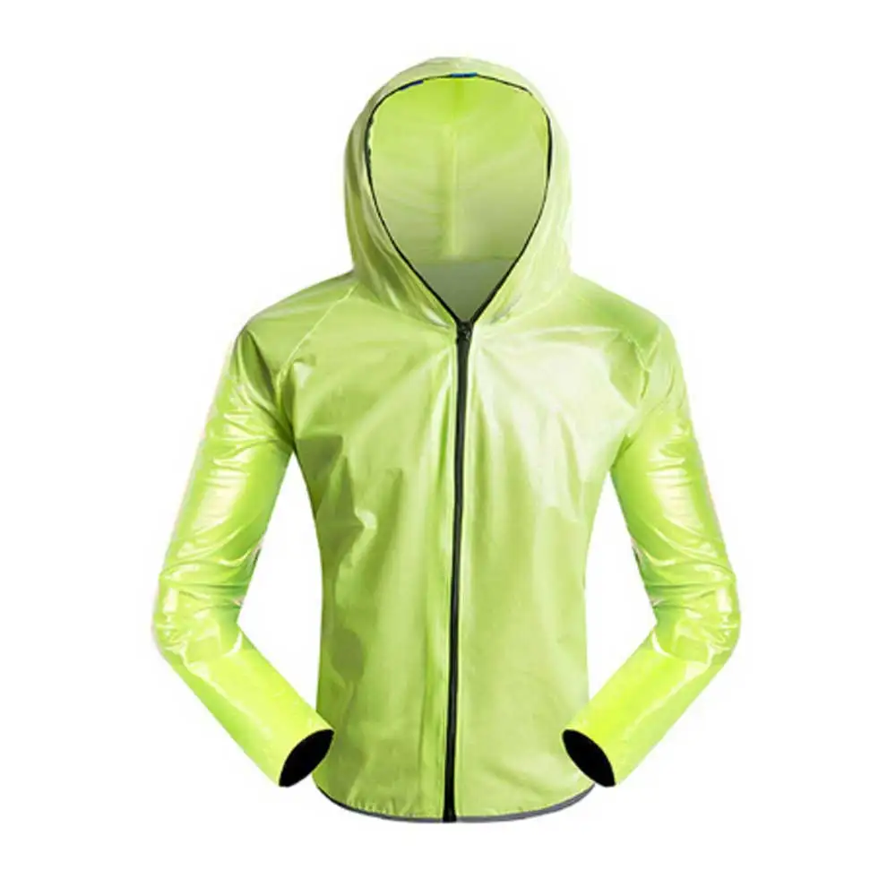 Green Jackets Велосипедная куртка велосипедный плащ для мужчин и женщин водонепроницаемый ветрозащитный Быстросохнущий велосипед дождевики Сверхлегкий Велоспорт Пончо - Цвет: Green Jackets
