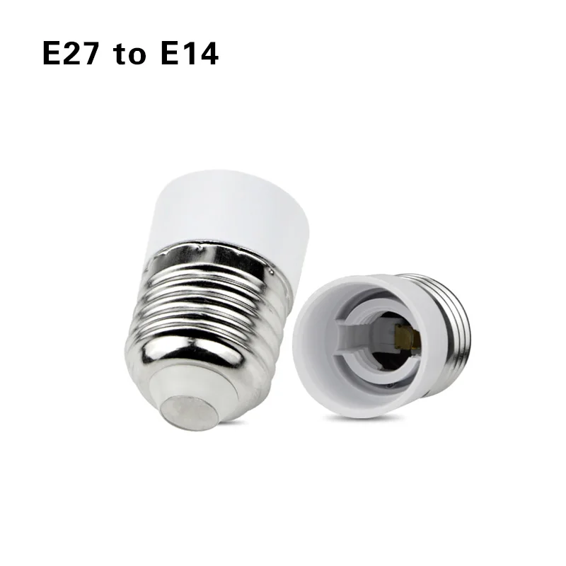 E27 TO E14 1 шт. E27 E14 GU10 G9 E12 B22 база взаимного преобразования держатели ламп конвертер гнездо адаптера гнезд ламп светильник база для светодиодный лампы - Цвет: E27 TO E14