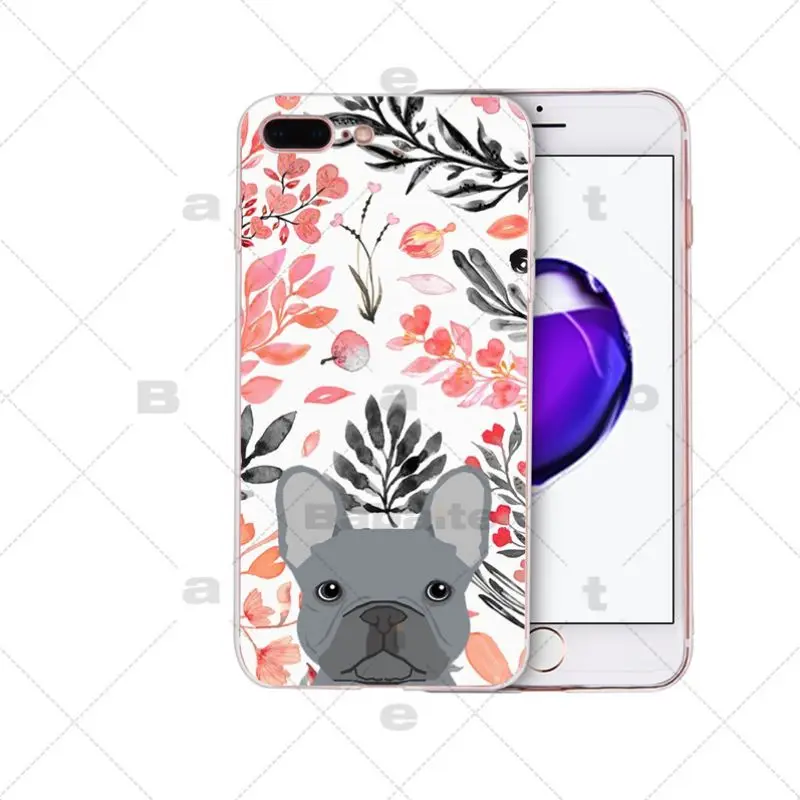 Мягкий чехол Babaite для iPhone 5 5Sx 6 7 8Plus X XS MAX XR11 11pro 11promax с таксой французским бульдогом