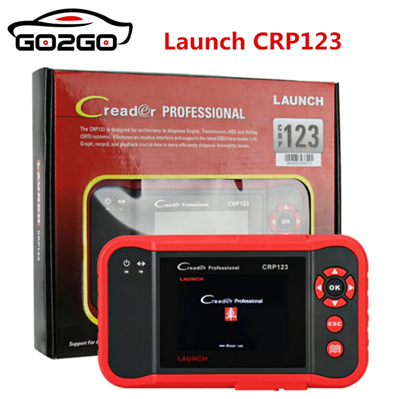 HotLaunch Creader CRP123 Профессиональный считыватель кодов автомобиля диагностический
