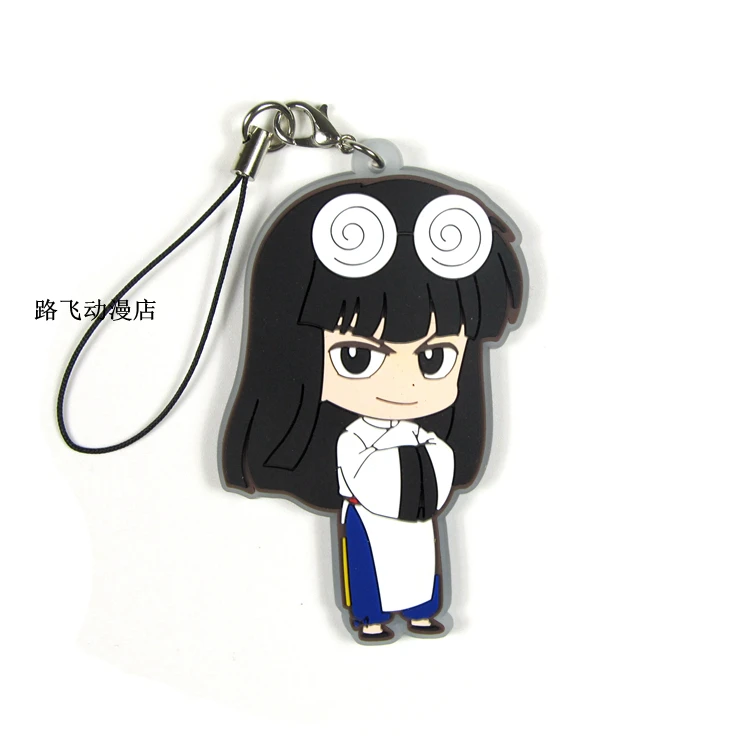 Inuyasha Ranma 1/2 Urusei Yatsura Ranma Tendou Akane Otonashi Kyoko фигурка аниме модель резиновый брелок Подвеска подарки 6 см