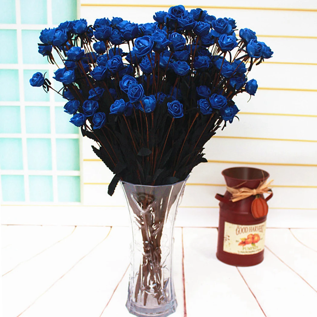 

5PCS Artificial Rose Flower Decorative Fake Flower Fake Plant For Home Office Decor