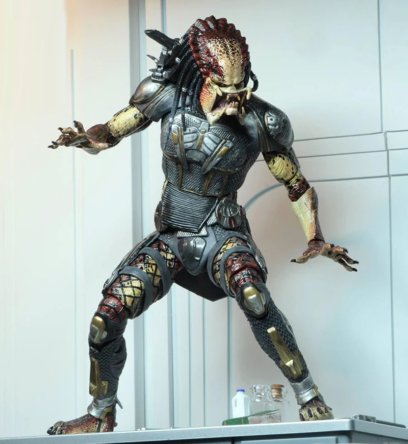 NECA 2 шт. голова инопланетяне против Хищника конечная беглый Хищник Unmasked фигурка ПВХ фигурка Коллекционная модель игрушки подарок