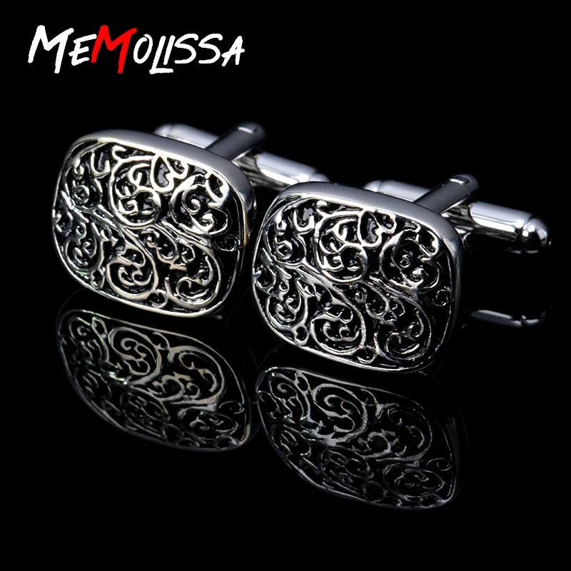 MeMolissa Luxury манжетные запонки для рубашки мужские подарок Марка манжеты кнопки
