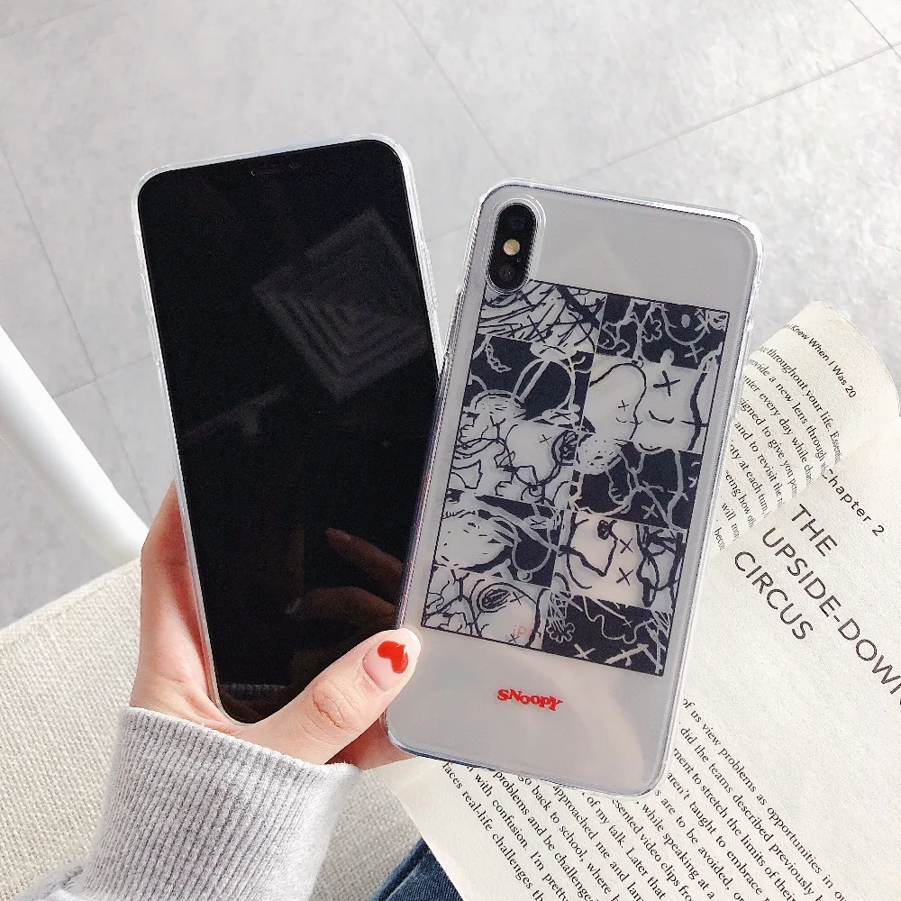 Snoopy бумажная коллекция для iphone 6 6s 6plus plus 7 8 чехол X xr xsmax задняя крышка-чехол