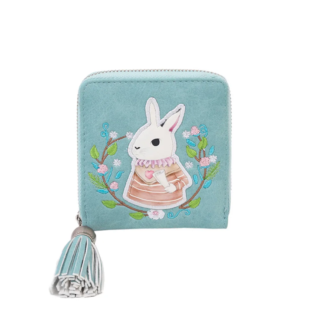Aelicy Модный женский клатч с принтом животных кошельки на молнии короткий
