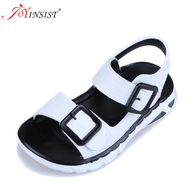 Сандалии детские из дышащего сетчатого материала Летние кожаные пляжные