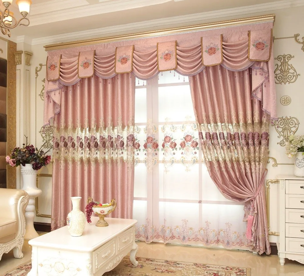 FYFUYOUFY Бестселлер европейский стиль вышитые занавески ретро открытые резные для