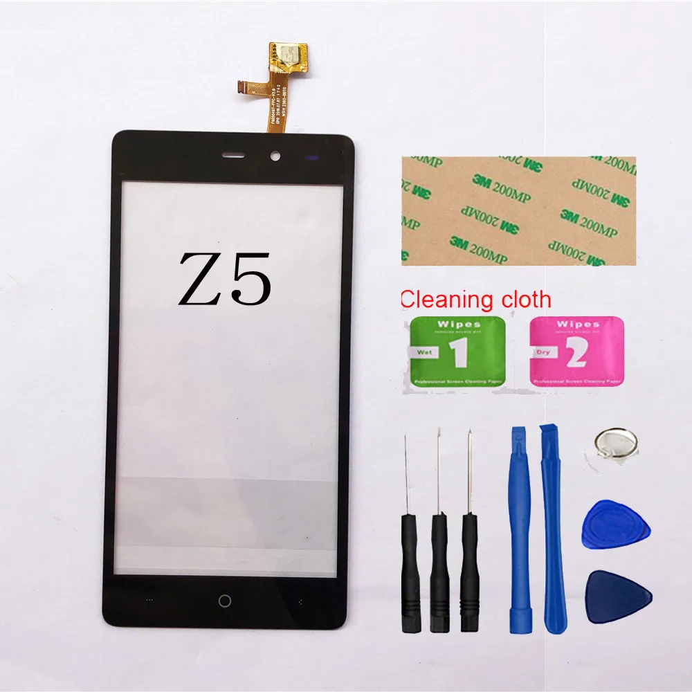 Black And Tools 5,0 ''телефон сенсорный экран для Leagoo Z5 Z5C сенсорный экран дигитайзер Сенсорная панель Замена переднего стекла объектив сенсор - Цвет: Black And Tools