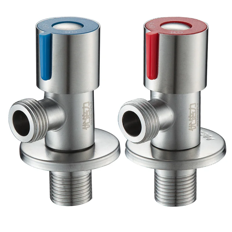 Универсальный треугольный клапан из нержавеющей стали 304 для горячей и холодной