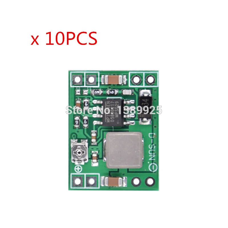 Weikedz 10 шт./лот мини фотоконвертер понижающий модуль MP1584en Регулируемый источник