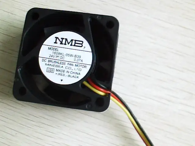 Вентилятор охлаждения для NMB 1608KL-05W-B39 24 В 0 07/0 08a 4 см 4020 3 провода кулер процессора