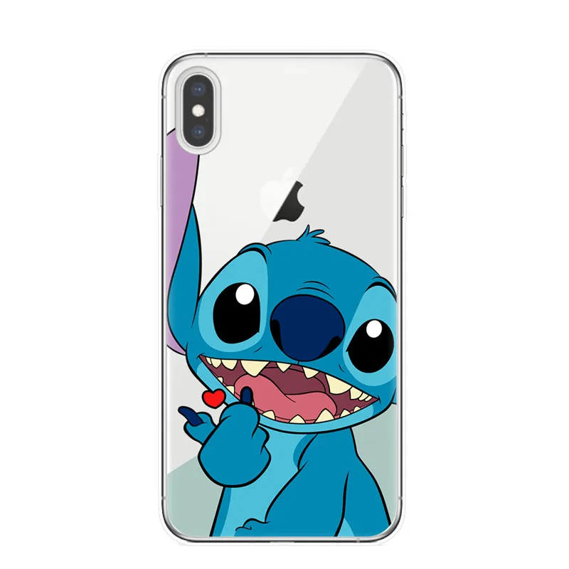 T5965 Чехол для телефона для iPhone 11 Pro XS Max мультяшный стежок чехол Мягкий силиконовый чехол s для iPhone X XR 8 7 6 6S Plus 5S SE чехол - Цвет: T5965