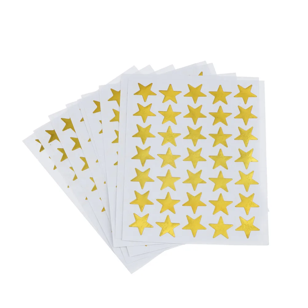 10pcs/pack School Supplies Star Sticker Teacher LovelyLabel Reward For Children Kid Students Gift | Канцтовары для офиса и