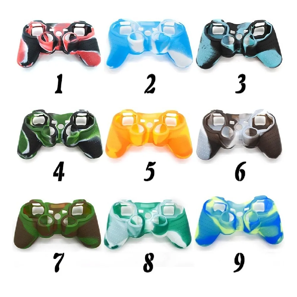 Защитный чехол для SONY Playstation 3 PS3 силиконовый камуфляжный 9 цветов|cover case|cover brandcover
